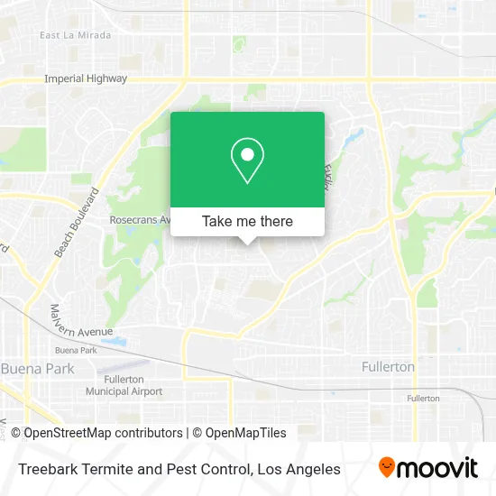 Treebark Termite and Pest Control map