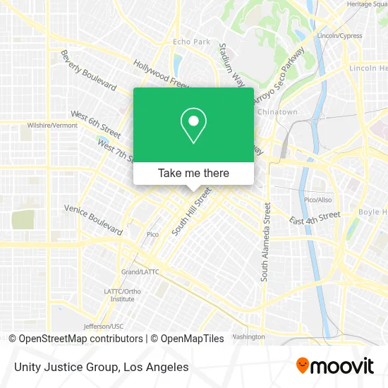 Unity Justice Group map