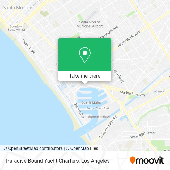 Paradise Bound Yacht Charters map
