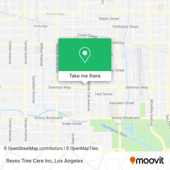 Reyes Tree Care Inc map