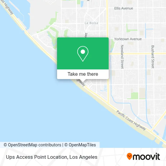 Ups Access Point Location map
