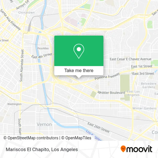 Mariscos El Chapito map