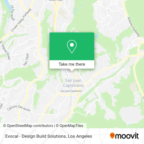 Evocal - Design Build Solutions map