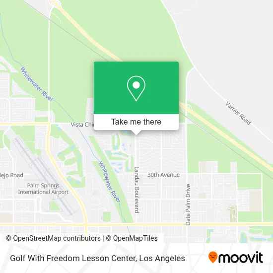 Golf With Freedom Lesson Center map