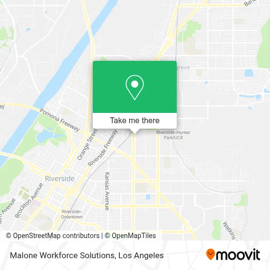 Malone Workforce Solutions map