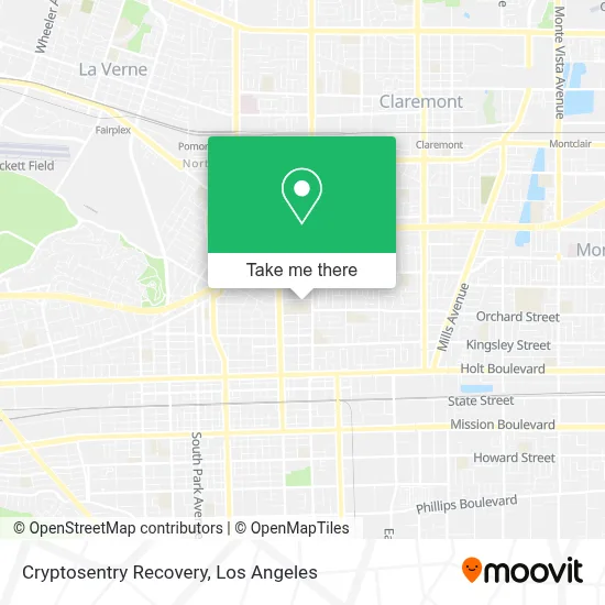 Cryptosentry Recovery map