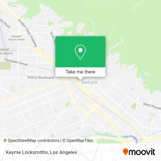 Keyme Locksmiths map