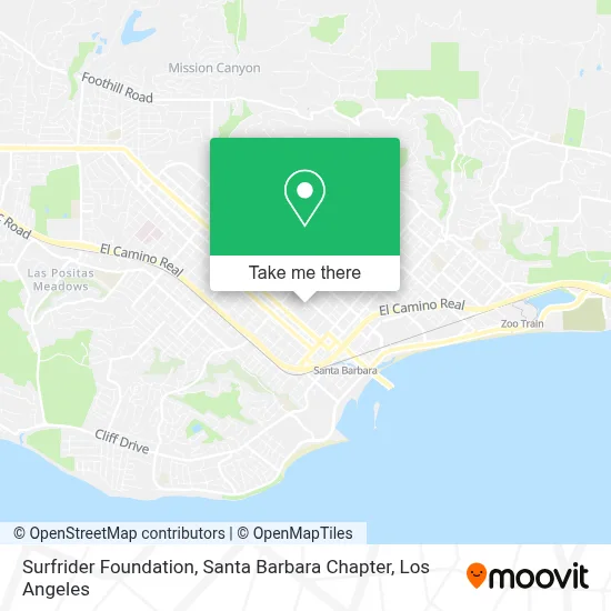 Surfrider Foundation, Santa Barbara Chapter map
