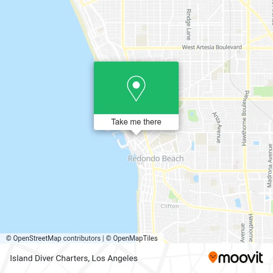 Island Diver Charters map