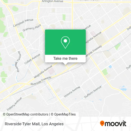 Riverside-Tyler Mall map