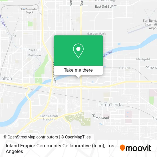 Inland Empire Community Collaborative (Iecc) map