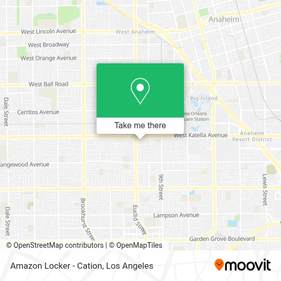 Amazon Locker - Cation map