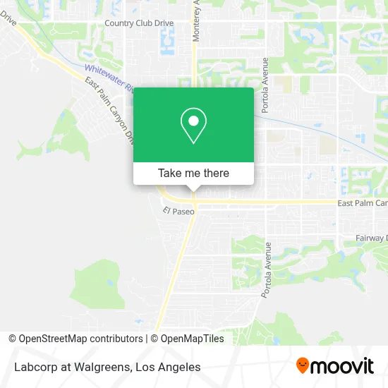 Labcorp at Walgreens map