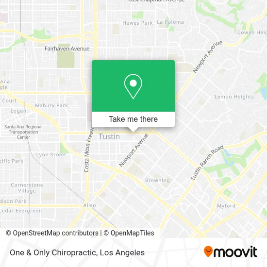 One & Only Chiropractic map