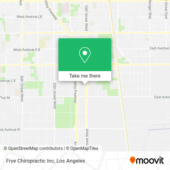 Frye Chiropractic Inc map