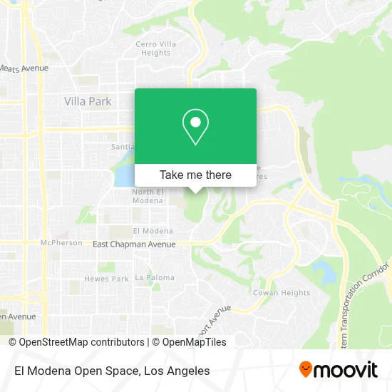 El Modena Open Space map