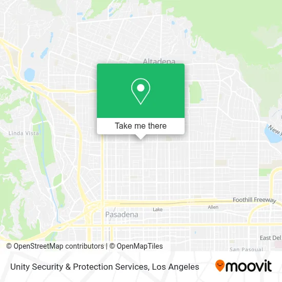 Unity Security & Protection Services map