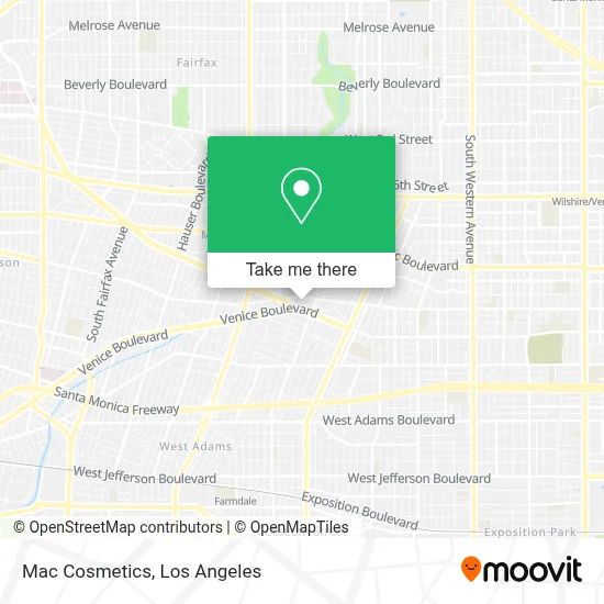 Mac Cosmetics map