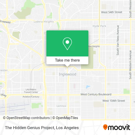The Hidden Genius Project map