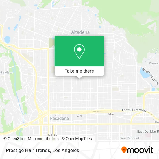 Prestige Hair Trends map