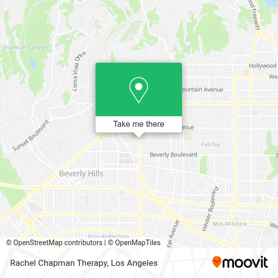 Rachel Chapman Therapy map