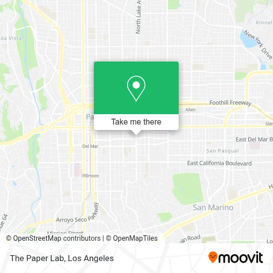 The Paper Lab map