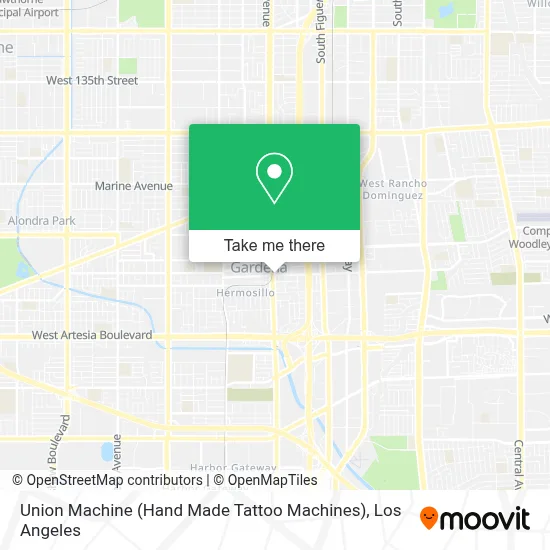 Union Machine (Hand Made Tattoo Machines) map