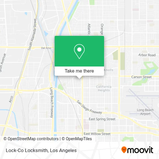 Lock-Co Locksmith map