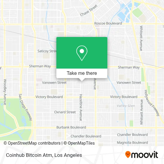Coinhub Bitcoin Atm map