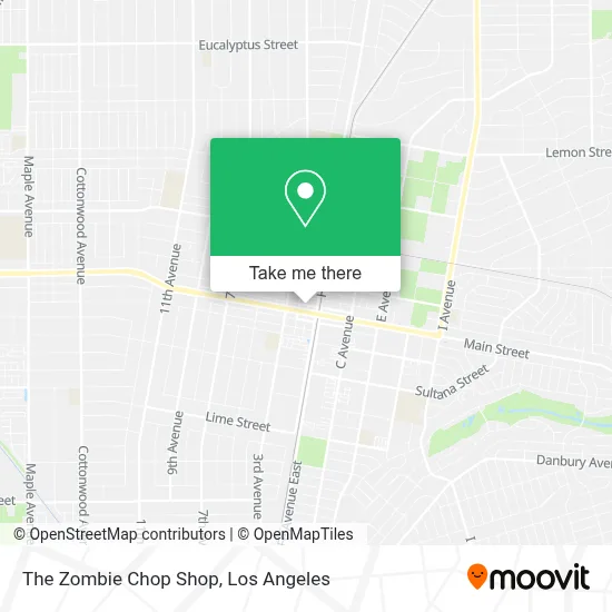 The Zombie Chop Shop map