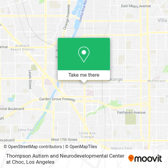 Thompson Autism and Neurodevelopmental Center at Choc map