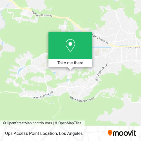 Ups Access Point Location map