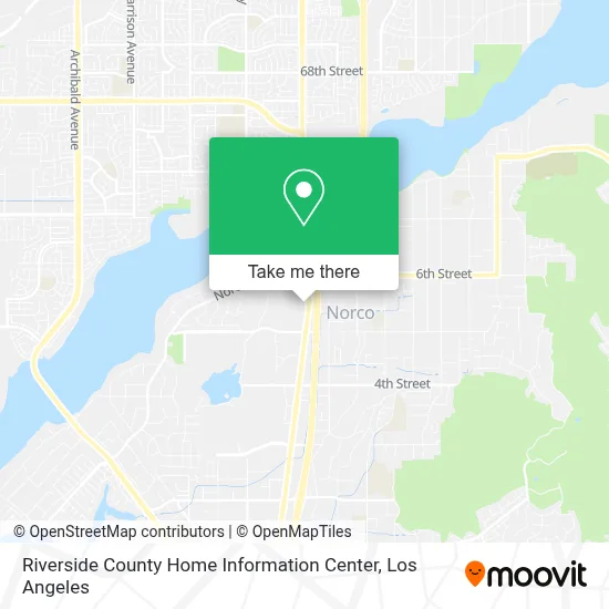 Riverside County Home Information Center map