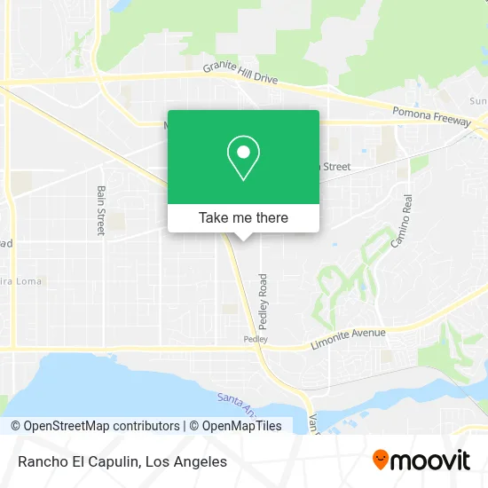 Rancho El Capulin map