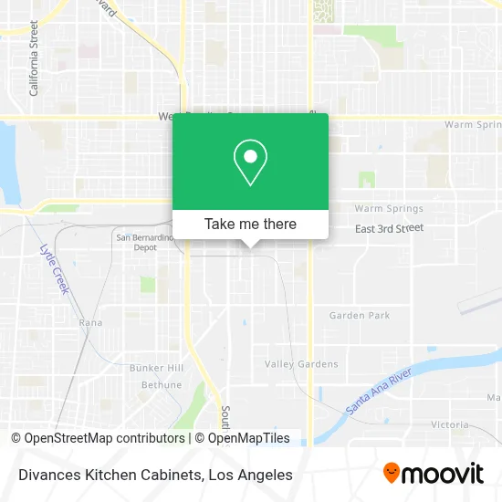 Divances Kitchen Cabinets map