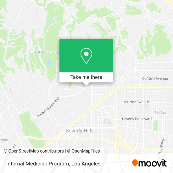 Internal Medicine Program map