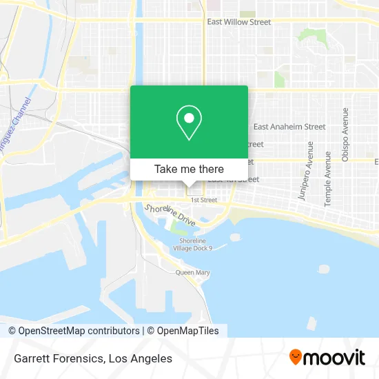 Garrett Forensics map