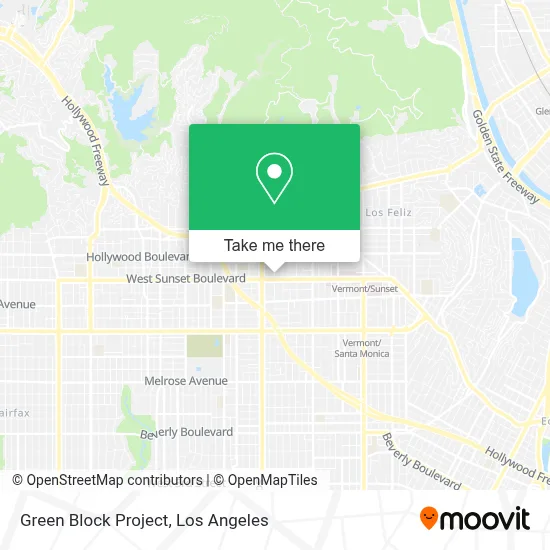Green Block Project map