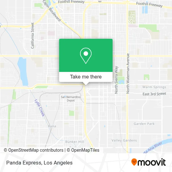 Panda Express map