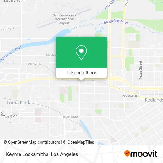 Keyme Locksmiths map