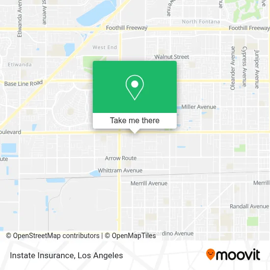 Instate Insurance map