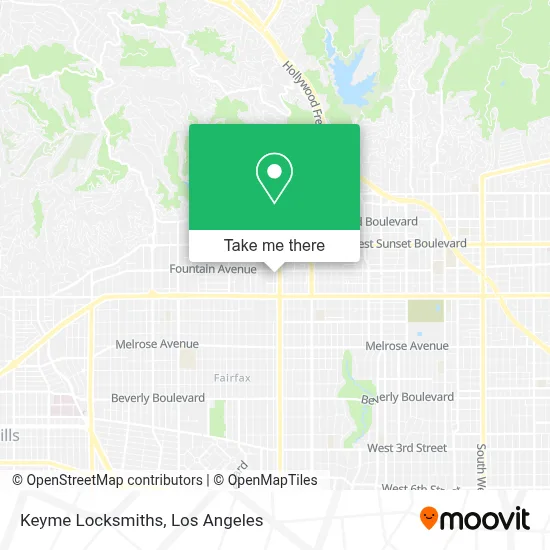 Keyme Locksmiths map