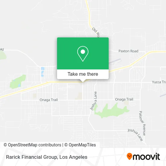 Rarick Financial Group map