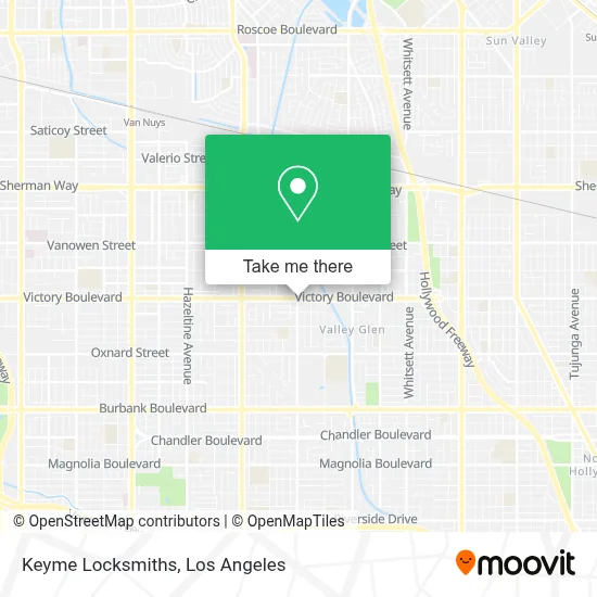 Keyme Locksmiths map