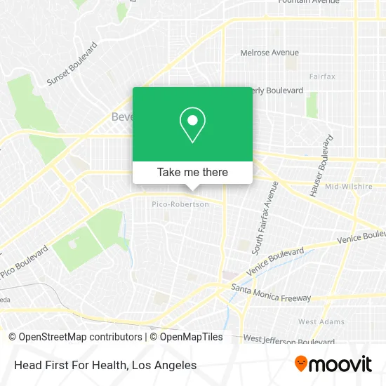 Head First For Health map