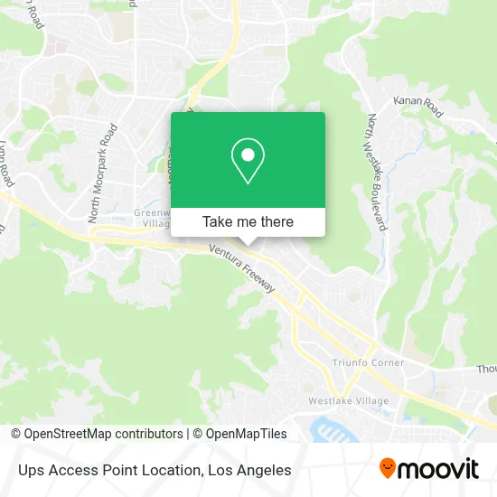 Ups Access Point Location map