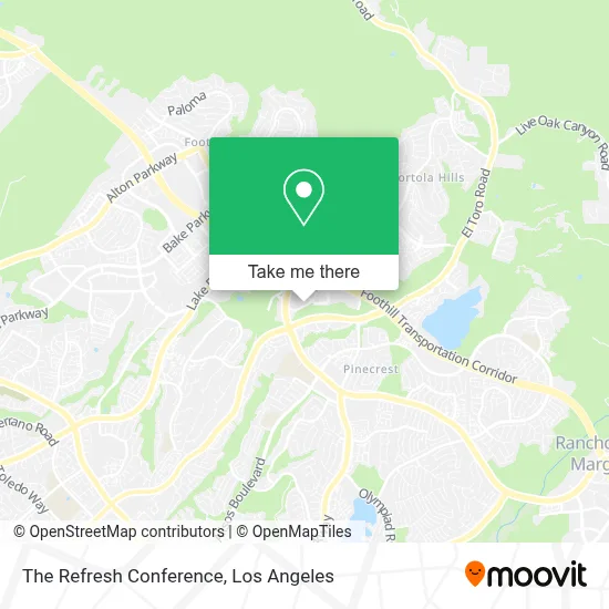 The Refresh Conference map