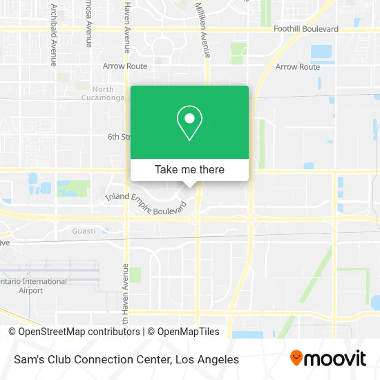 Sam's Club Connection Center map