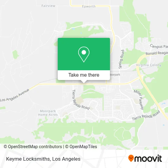 Keyme Locksmiths map