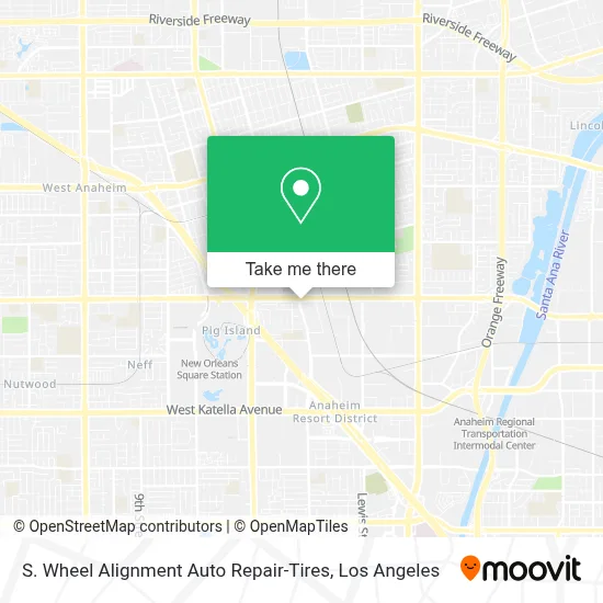 S. Wheel Alignment Auto Repair-Tires map